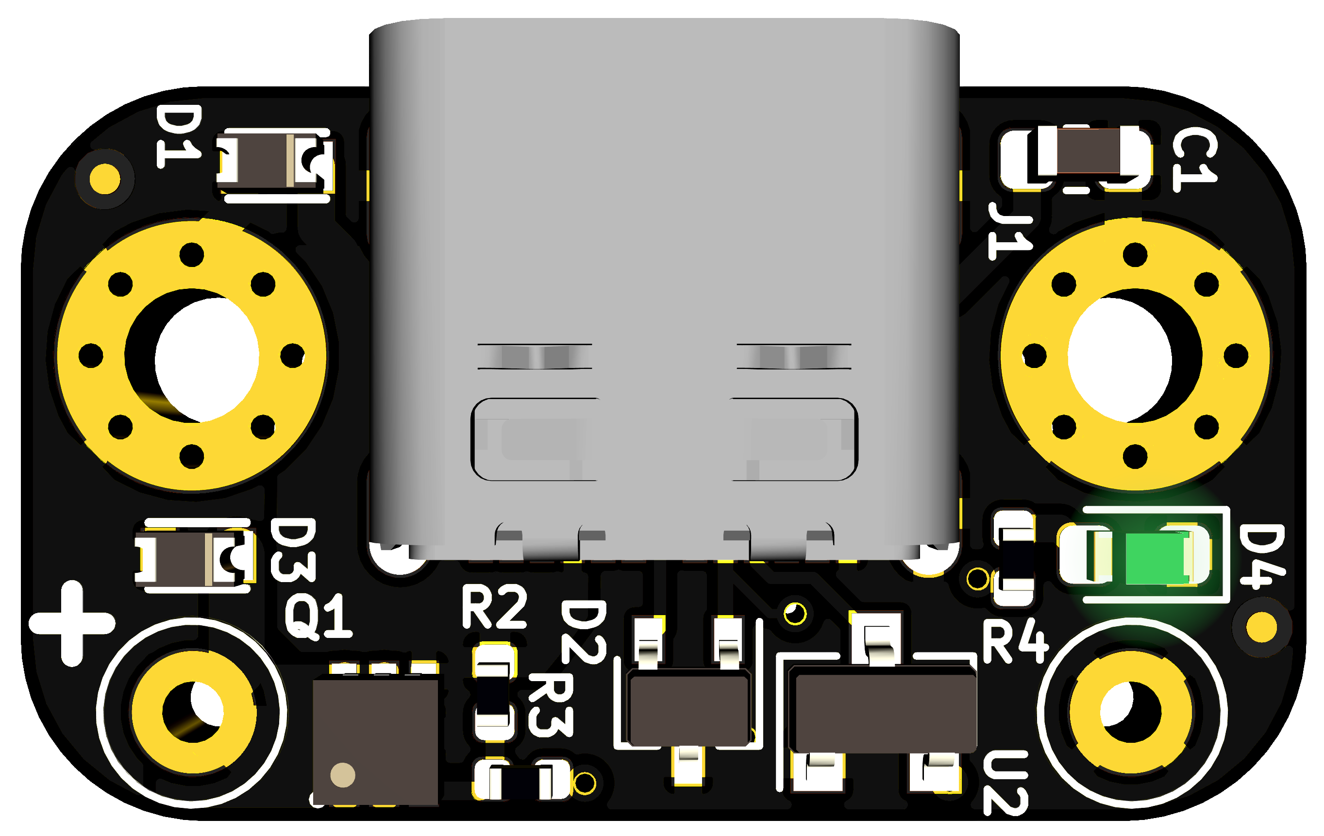 3D render of fpx board